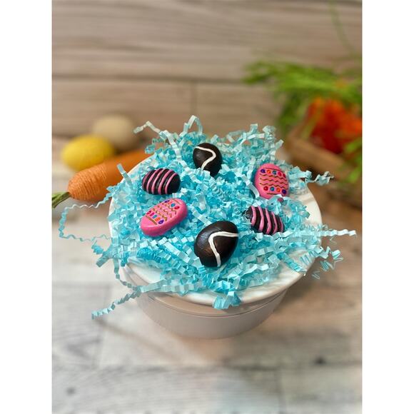 ⤵️ 🆕 6 Fake Candy Eggs with Box | Easter faux chocolate eggs - Picture 2 of 5